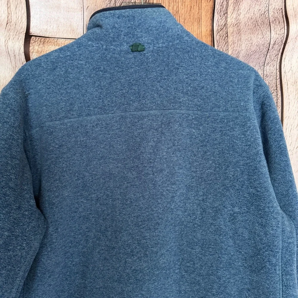 RLX Ralph Lauren 1/4 Snap Fleece Pullover Blue Golf Layer Performance Size Large
